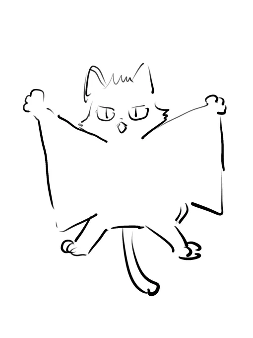 ドラクエの話してて
クソうろ覚えなキャットフライ描いてわろてた 