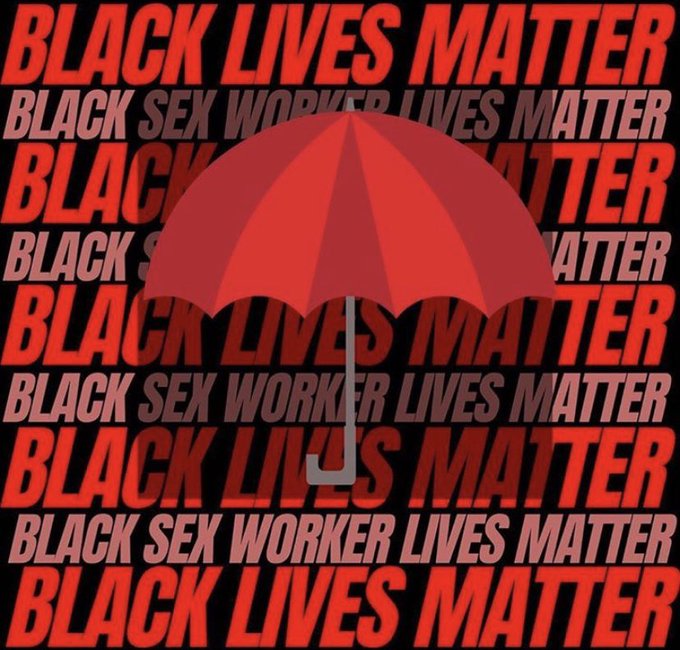 2 pic. My friend caught this picture of me protesting in my hometown this past Sunday. ?

BLACK SEX WORKER