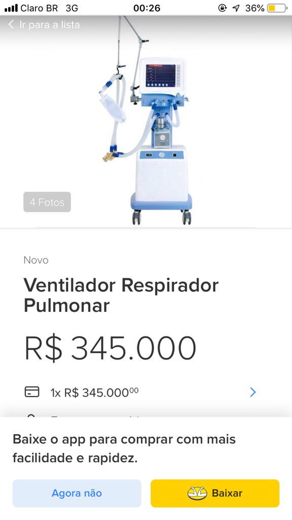 oliveira_jennyy's tweet photo. Se vazar informações de cartão de crédito, comprem ventilador pulmonar e coloquem endereços das utis dos Sus, no mercado livre tem pra vender!!!! Vamos usar com coisas que salvem as pessoas! Dinheiro de político é nosso dinheiro!  #Anomymousbrasil @AnonymousRJ6 https://t.co/6220ye4diN