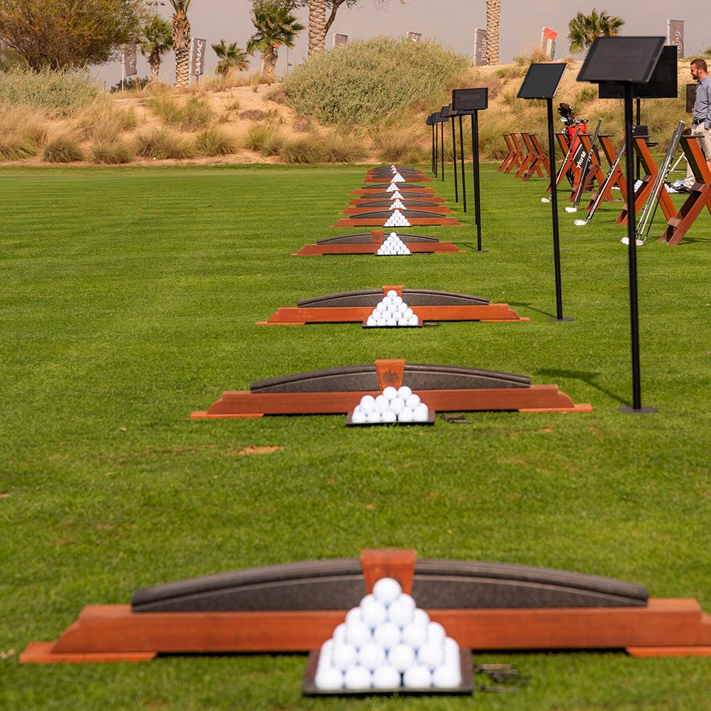 TrumpGolfDubai's tweet photo. What is your go-to club to practice?
Book your trackman range driving range experience @TrumpGolfDubai AED85 for one pyramid and AED150 for unlimited range balls.
#trumpgolfdubai #practicegolf #perfectyourgame #gotoclub https://t.co/ZBJ0iWLZHF