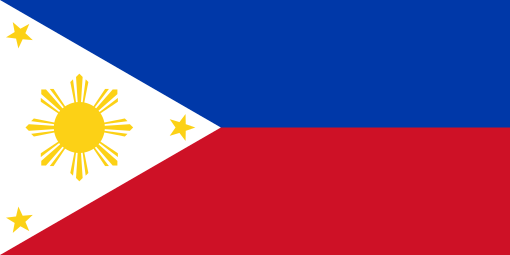 Philippines. 8.5/10. Current version in use since 1998. White represents liberty, blue for justice and red for patriotism. The sun has 8 rays representing Philipine provinces. The 3 stars symbolise the country's islands. A state of war is implied if the flag is turned upside down
