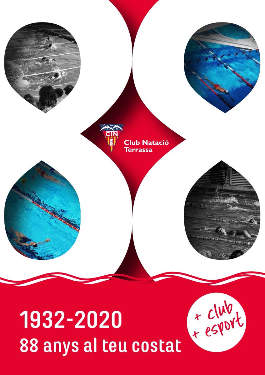 Avui, 3 de juny, el Club Natació Terrassa commemora 88 anys d’existència.
Hi érem en el passat, hi som en el present i hi serem en el futur.
Moltes gràcies a totes i tots per acompanyar-nos en aquest viatge! https://t.co/URSjo3foy1 https://t.co/GcKsp5Zjo1
