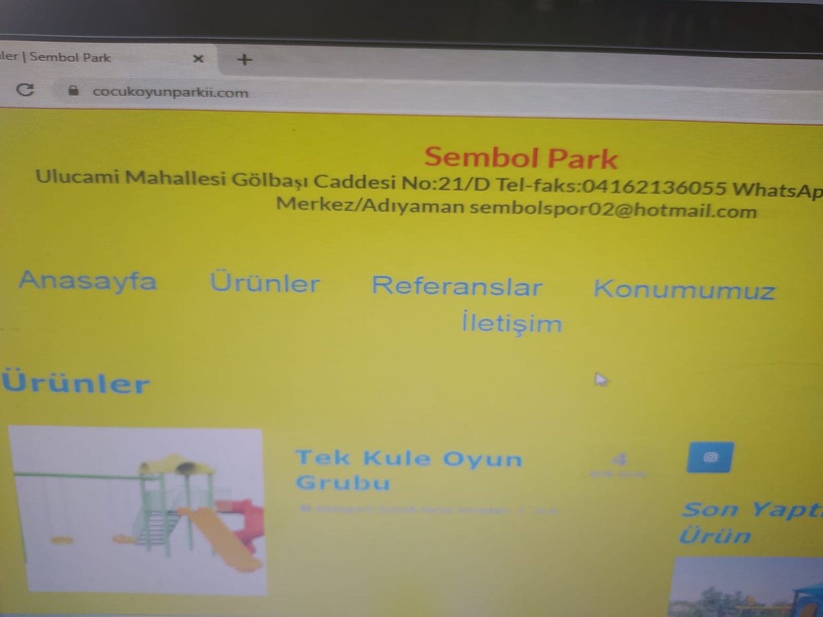 Güncel sitemiz SEMBOL PARK cocukoyunparkii.com ile sayfamızdan takip edebilirsiniz,ürünler,refarans,katalog ile bilgi alabilirsiniz.
#parktamircisi