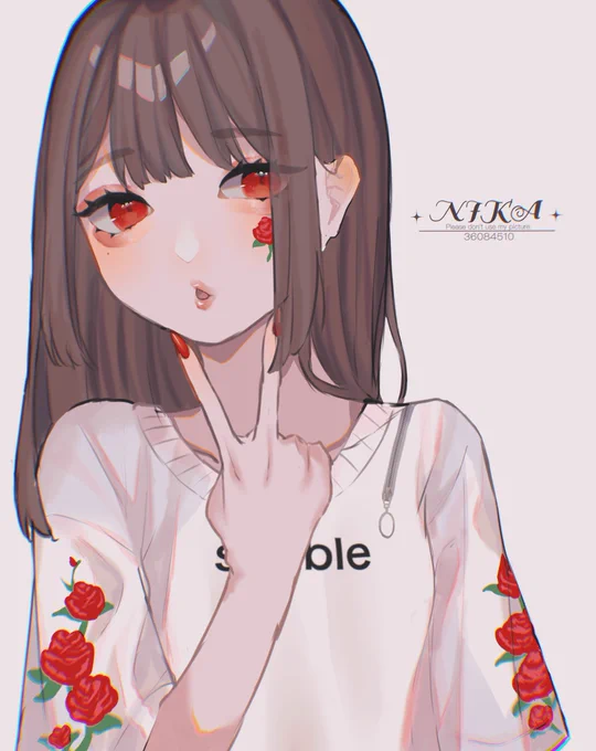 しまむらの服が可愛かったので落書き? #イラスト 