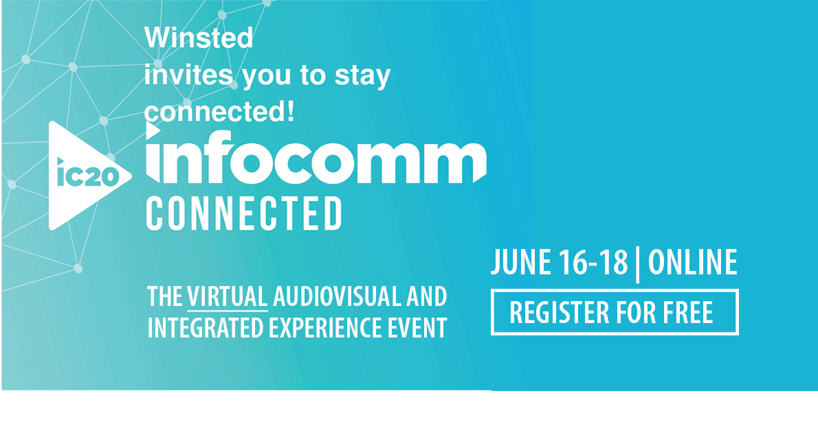 WinstedConsoles's tweet image. Stay connected and join us ONLINE @InfoComm 16-18th June. Registration is free! infocomm20connected.nvytes.co/infocomm20conn…
#InfoComm20 #controlroomsolutions #virtualevents