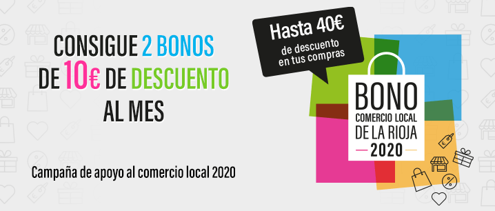 logronojoven's tweet photo. #Bono #Comercio2020 campaña de dinamización del comercio de proximidad de #Logroño. Esta campaña se extenderá durante #junio #julio #septiembre #octubre y #noviembre https://t.co/NrrUz8X7NA https://t.co/RjIB0pG1ng