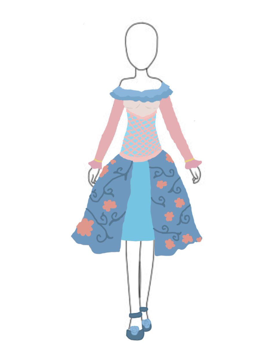 RoseDrop7's tweet image. I've been watching Barbie's (the princess and the pauper) lately and made fashion sketches based from them