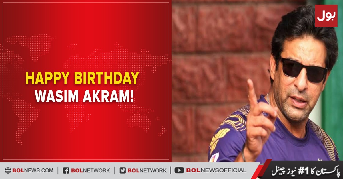 Happy Birthday Wasim Akram!
 