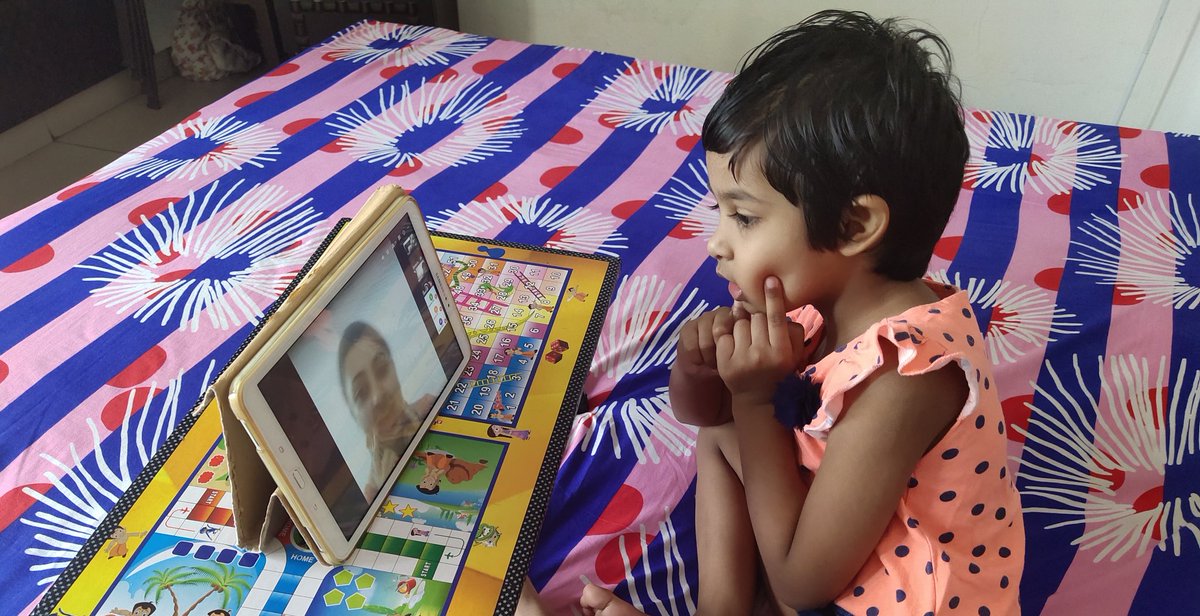 Sakshibhtngr's tweet photo. So what if I am unable to go to school!
My learning won't stop 😊😊😊😊
#RaghavGlobalSchool #bestschool #learningmodeon #onlineclasses
#firstyearatschool #gradenursery #excitedtothehilt
@supritichauhan @sonam_bakshi @janice_joshi https://t.co/UppuXj2wMW
