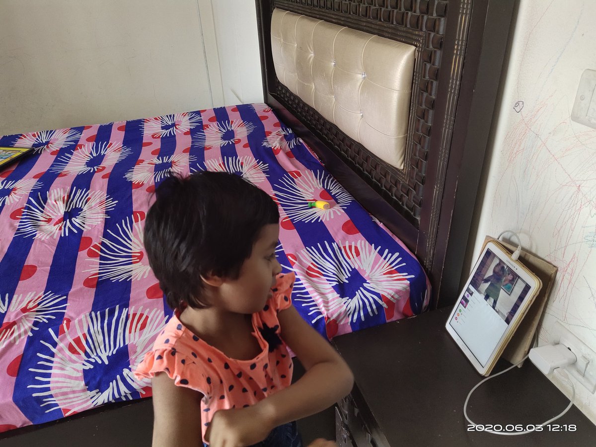 Sakshibhtngr's tweet photo. So what if I am unable to go to school!
My learning won't stop 😊😊😊😊
#RaghavGlobalSchool #bestschool #learningmodeon #onlineclasses
#firstyearatschool #gradenursery #excitedtothehilt
@supritichauhan @sonam_bakshi @janice_joshi https://t.co/UppuXj2wMW