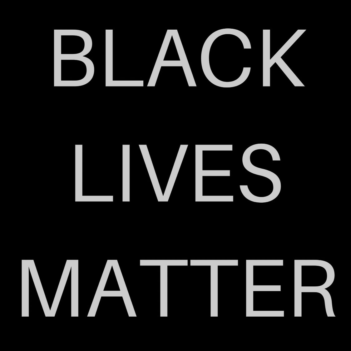 We want Equality, Equity and Justice! #BlackOutTuesday #BlackLivesMatter