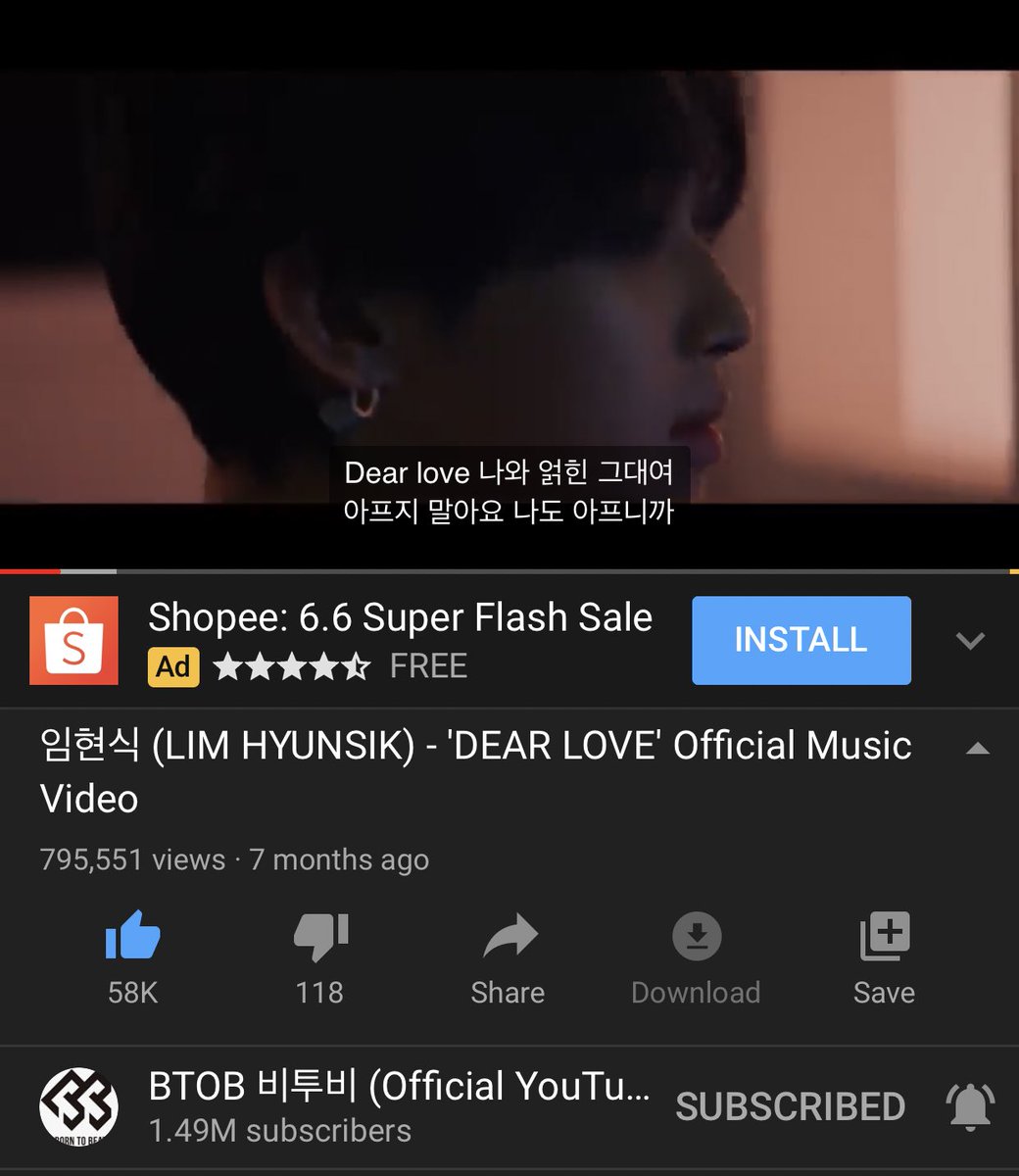 Dear Love view count streaming thread 03JUNE2020 2:33PM KST795,551omo almost 800k 