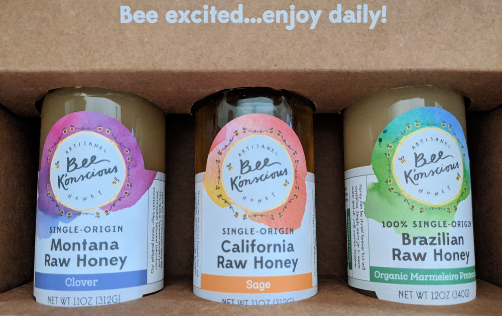 Bee K’onscious Artisanal Honey Giveaway (ad) mamalikesthis.com/artisanal-hone…