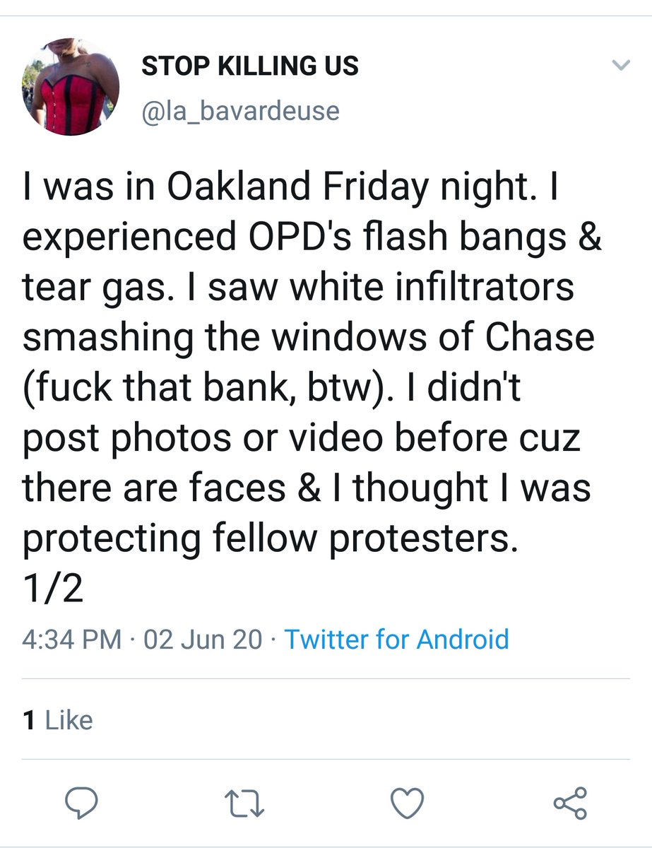 This happened in Oakland.