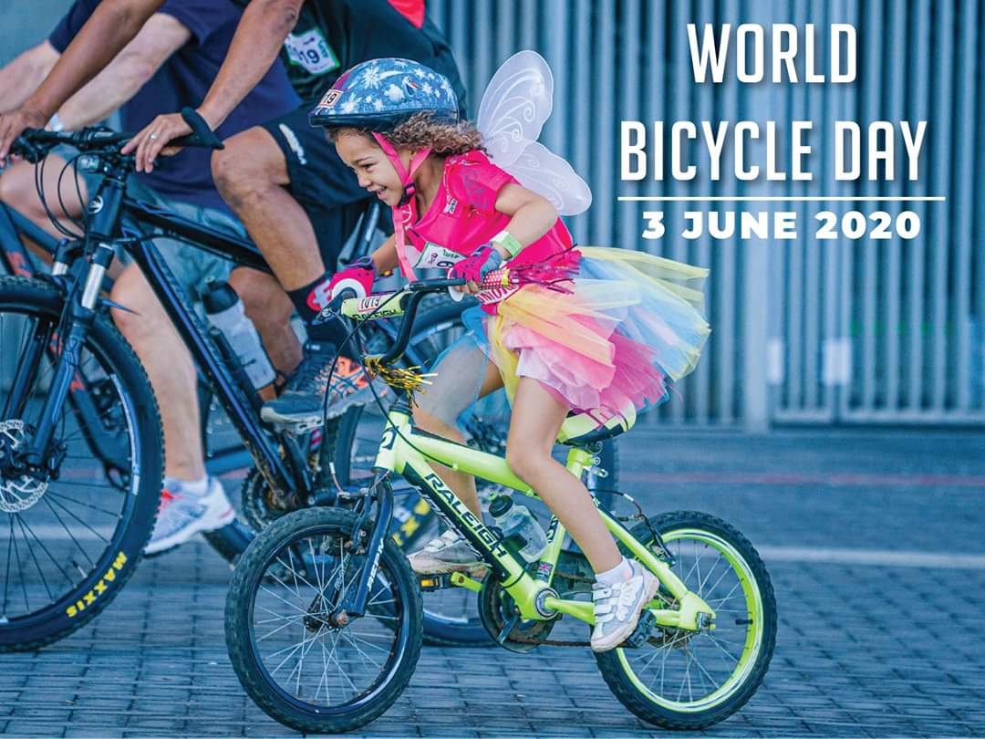It’s #WorldBicycleDay! Why not take advantage of the extended exercise hours and enjoy a ride with the family to celebrate. 
👍Remember to wear a mask and continue to practice social distancing.
