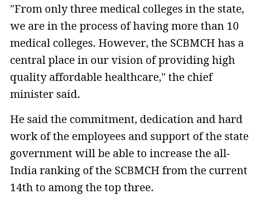 unsubservient_'s tweet photo. 1) Last year, 1000 Crores was sanctioned to revamp SCB and place it in top 3 Med Colleges of the country. The CM @Naveen_Odisha, College authorities along with a 10 member team decided what the layout must look like. Student representatives were duly consulted. https://t.co/Hwgp1lZU8w