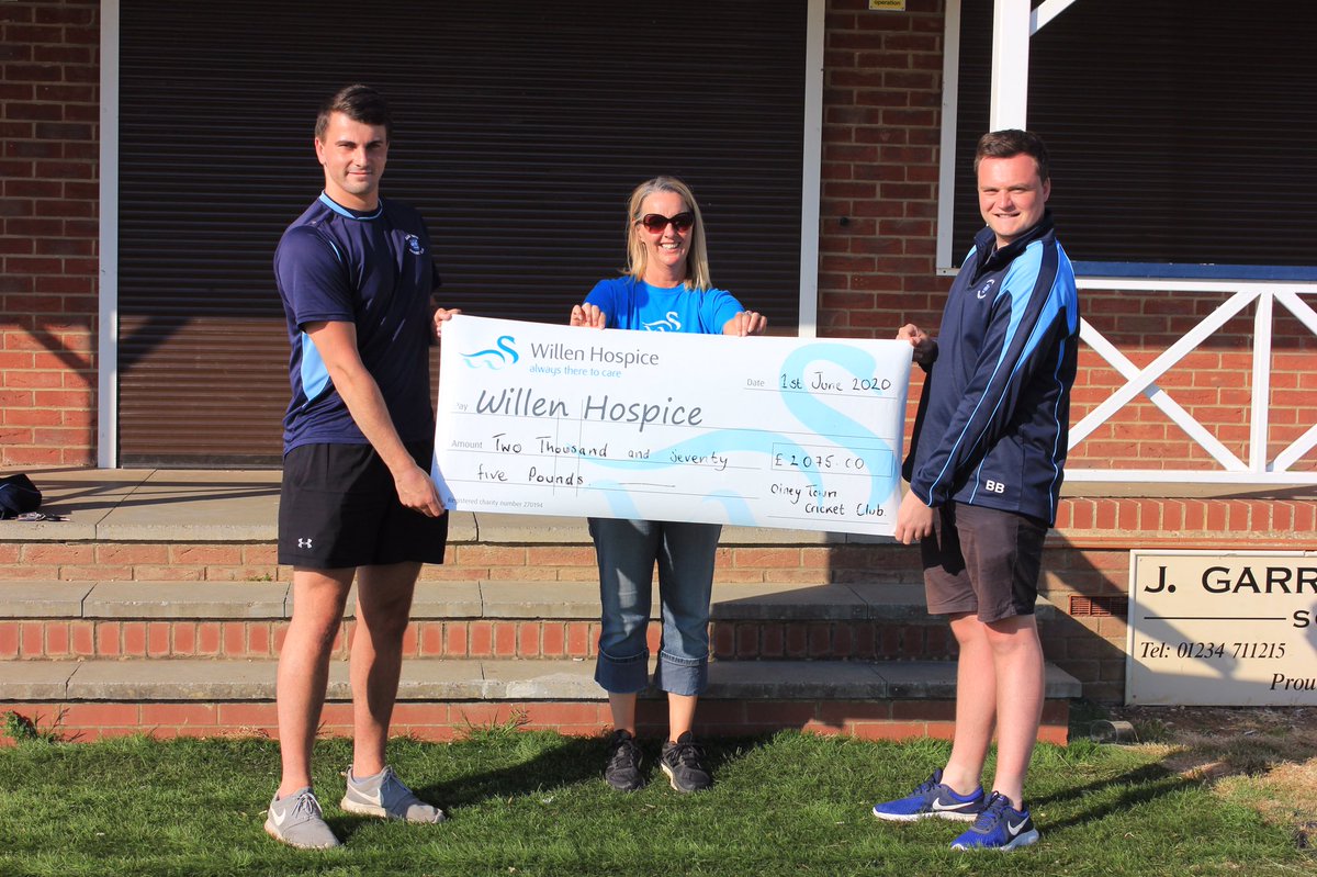 olney_cc's tweet image. We presented our cheque to @willenhospice on 1st June.

@O_Knowles &amp;amp; @benbrown0108 attended as main organisers, as well as Kirstie Pearson &amp;amp; @wrighty0101 as our top athlete’s.

A huge thank you &amp;amp; well done to all that contributed &amp;amp; donated to a very worthy cause 👏🏻 #OTCC #YouOs