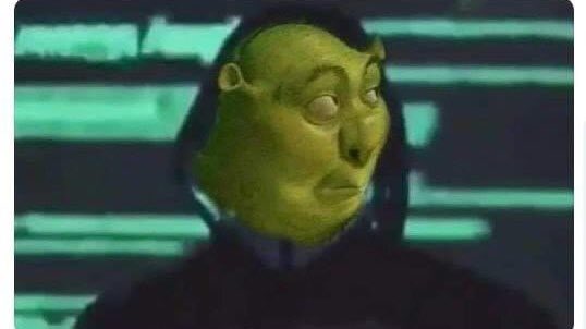 Yo: porque #shrek entro en tendencia?

Shrek: