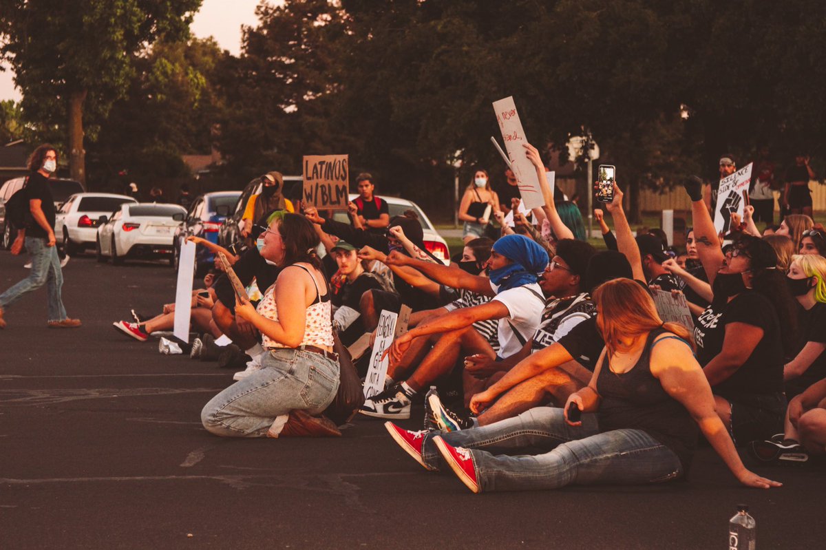 MANTECA, CALIFORNIA📍 Peacefully protested. Love my city and what we did today, but it’s not over yet. We got a lot more work to do🌎
