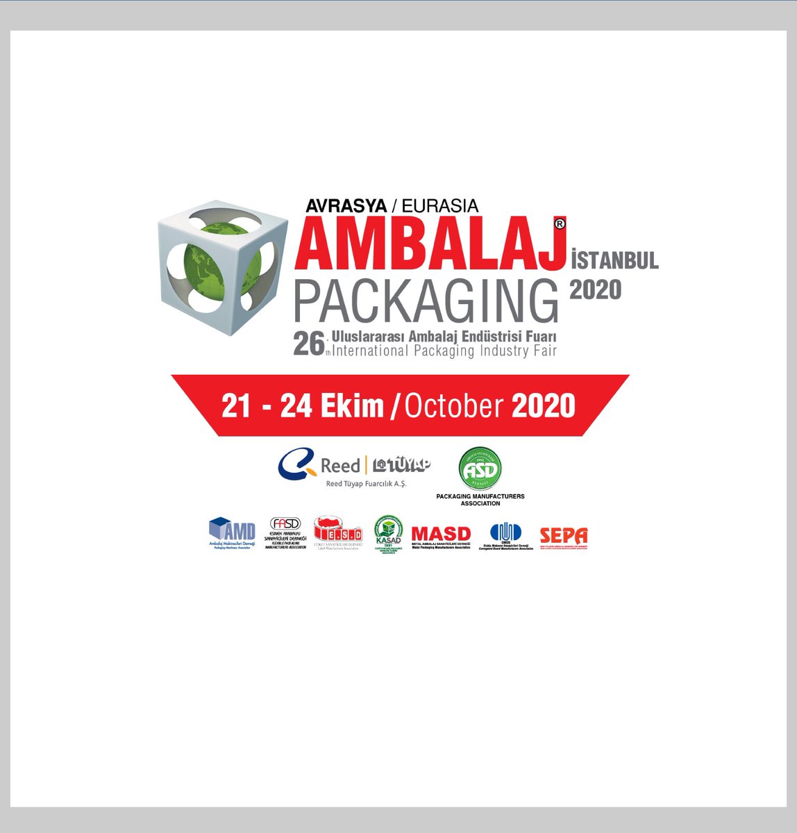 Dünya Fuarcılık Günü’nüzü kutlarız. Fuarlar ekonomiyi yeniden inşa etmenin anahtarıdır. 
#DünyaFuarcılıkGünü
#ambalajfuarı
 <a href="/TfydTurkiye/">TFYD</a>