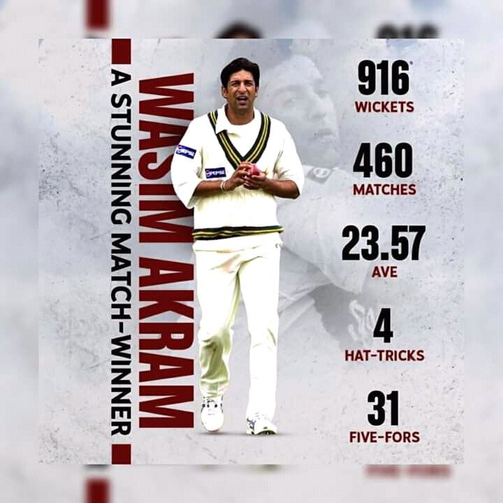 Happy BirthdaY The King Of Swing WasiM Akram  
