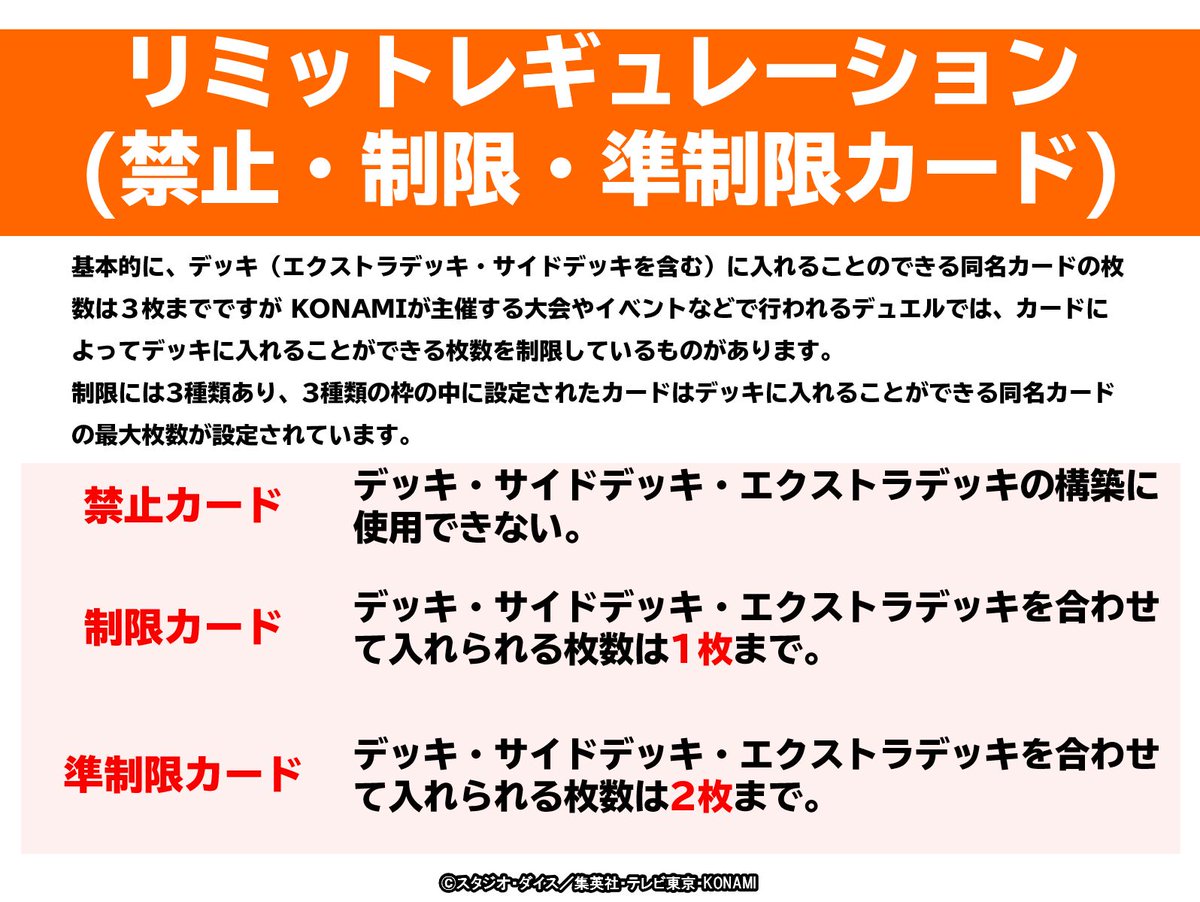 Uzivatel 公式 遊戯王ocg Na Twitteru リミットレギュレーション 禁止 制限 準制限カード 年4 月 より適用となりました 禁止 制限 準制限 カードの一覧はこちら T Co K3aaznrdl2 また イベント参加の際には 以下を必ずご確認ください