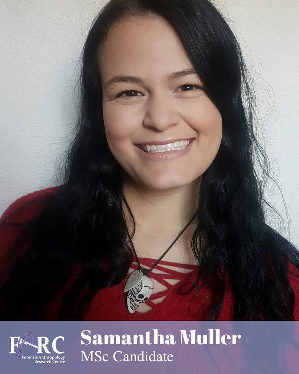 UPAnthro's tweet photo. #FARCteam
Samantha Muller is a 2nd year MSc Student and assistant manager of the @BakengSeAfrika project withing the Department of Anatomy
Read her full bio here: https://t.co/vj6Fbu9rYL https://t.co/PuRsdXnwWM