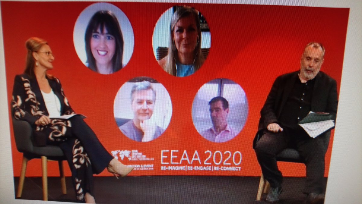 Getting my day off to an early start! To celebrate #GED2020 it's been great to hear the latest coming out of exhibition market in #Australia with the @eeaaupdate webinar <a href="/Matthias_Tesi/">Matthias Tesi Baur</a> <a href="/mtcochrane/">Mark Cochrane</a> <a href="/ICCSyd/">ICC Sydney</a> <a href="/UFILive/">UFI</a> <a href="/ExhibitionWorld/">Exhibition World</a> #exhibitionworld #events #eventprofs @GED_2020