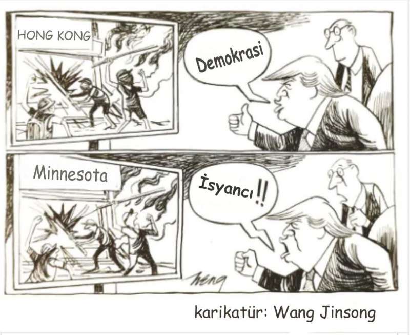 iremayuyao's tweet photo. Singapur Başbakanı'nın eşi Ho Ching sosyal medyada bu karikatürü paylaştı. Bu işte Trump'ın iki yüzlülüğü
#hoching #ABD #trump #ikiyüzlülük #karikatürleyorum https://t.co/1LldqqDs5C