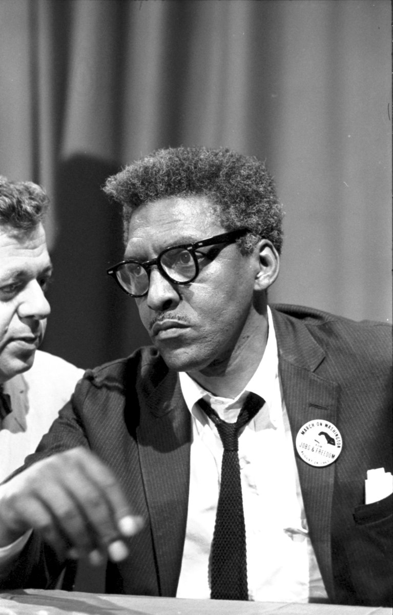 2. Bayard RustinRustin was a gay man well known for his activism in the Civil Rights Movement, particularly for being one of the organizers of the March of Washington in 1963. His legacy continues today - he was posthumously awarded the Presidential Medal of Freedom in 2013.