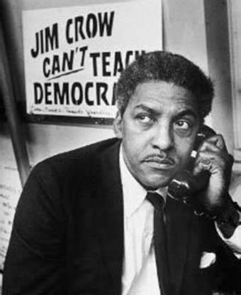 2. Bayard RustinRustin was a gay man well known for his activism in the Civil Rights Movement, particularly for being one of the organizers of the March of Washington in 1963. His legacy continues today - he was posthumously awarded the Presidential Medal of Freedom in 2013.