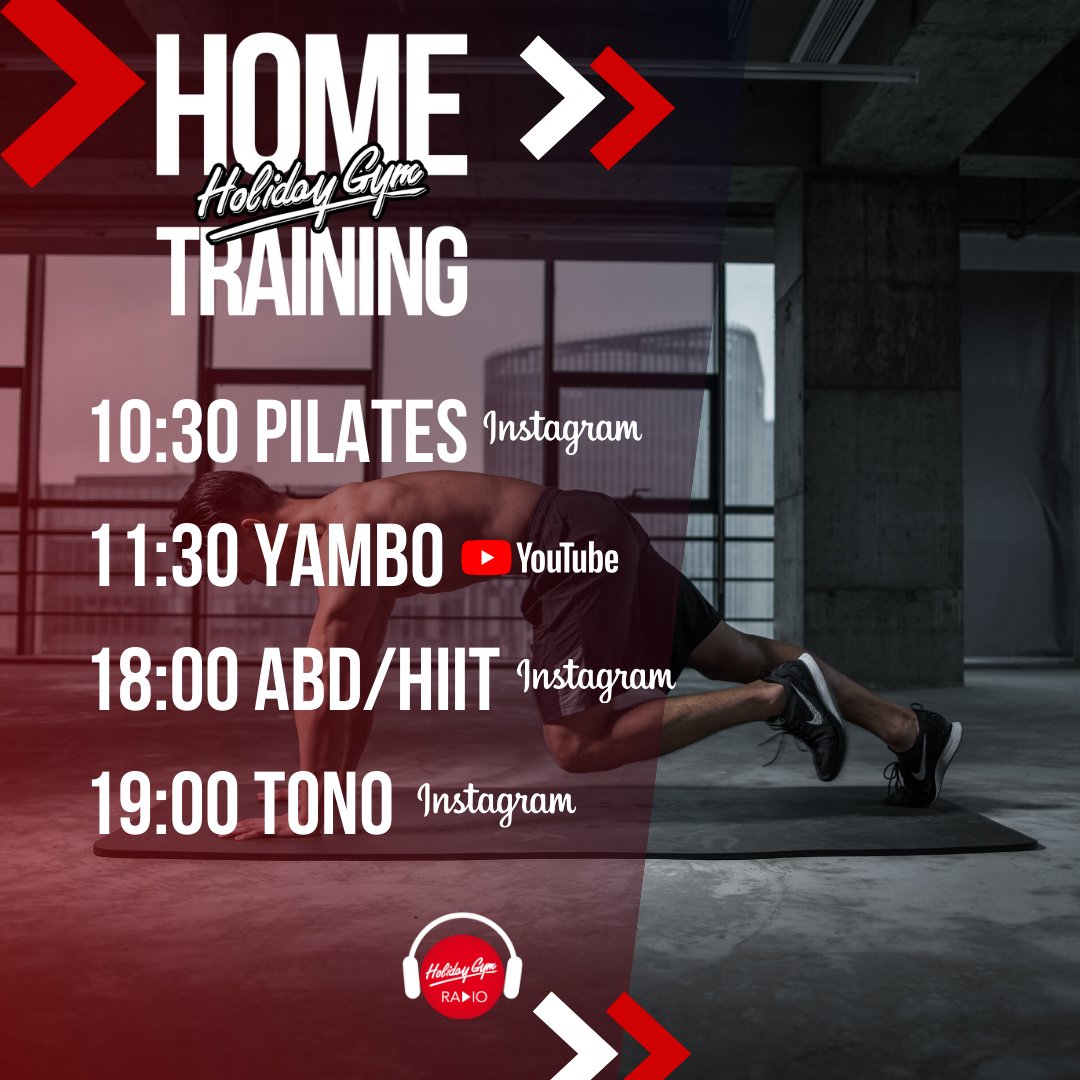 HolidayGymRadio's tweet photo. ¡Activa tu miércoles con Fitness &amp; Music! https://t.co/QktJ7BC2yI https://t.co/B4gvpa7Dkt