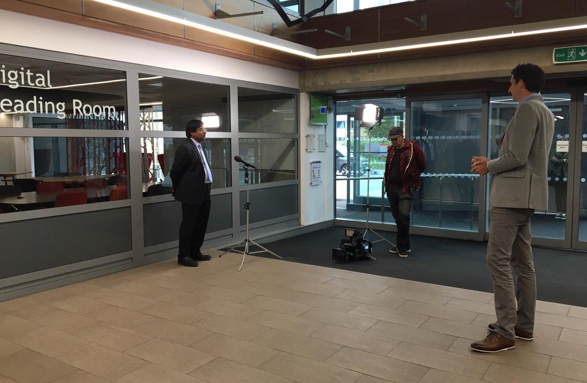 uniofleicester's tweet photo. 🎥 Watch @NCanagarajah at 8.10 on @BBCBreakfast discussing our exciting new blended learning model, ignite, that will launch in September @DanJohnsonNews #OursToChange https://t.co/BizQlXhSsu
