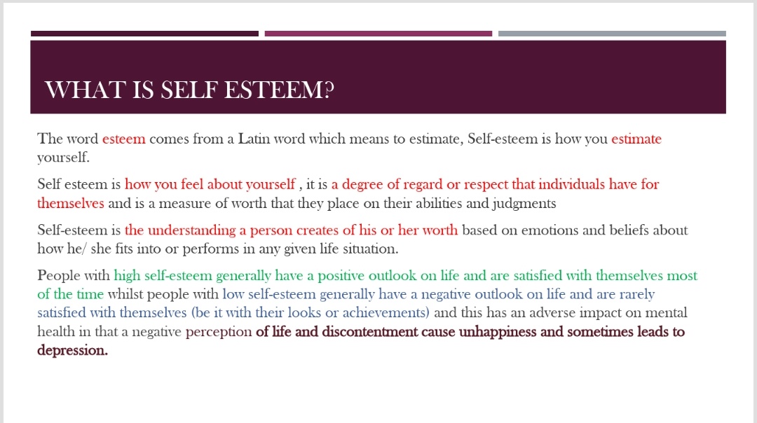 Why are the Youths of today a sad &amp; depressed generation with happy pictures?
Lets talk about #mentalhealth &amp; self-esteem! It starts in the mind,not in the mirror. It can change the way you understand your value,worth &amp; how u can positively contribute to your society as a youth