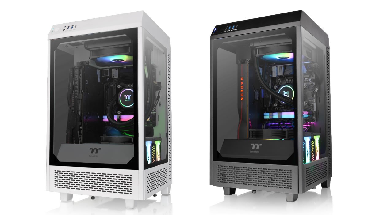 cowcotland's tweet photo. #COMPUTEX2020 : #Thermaltake décline son boitier Tower en Tower 100 au format Mini-ITX https://t.co/1O4yUbzIWj https://t.co/PHtYcVLtlq