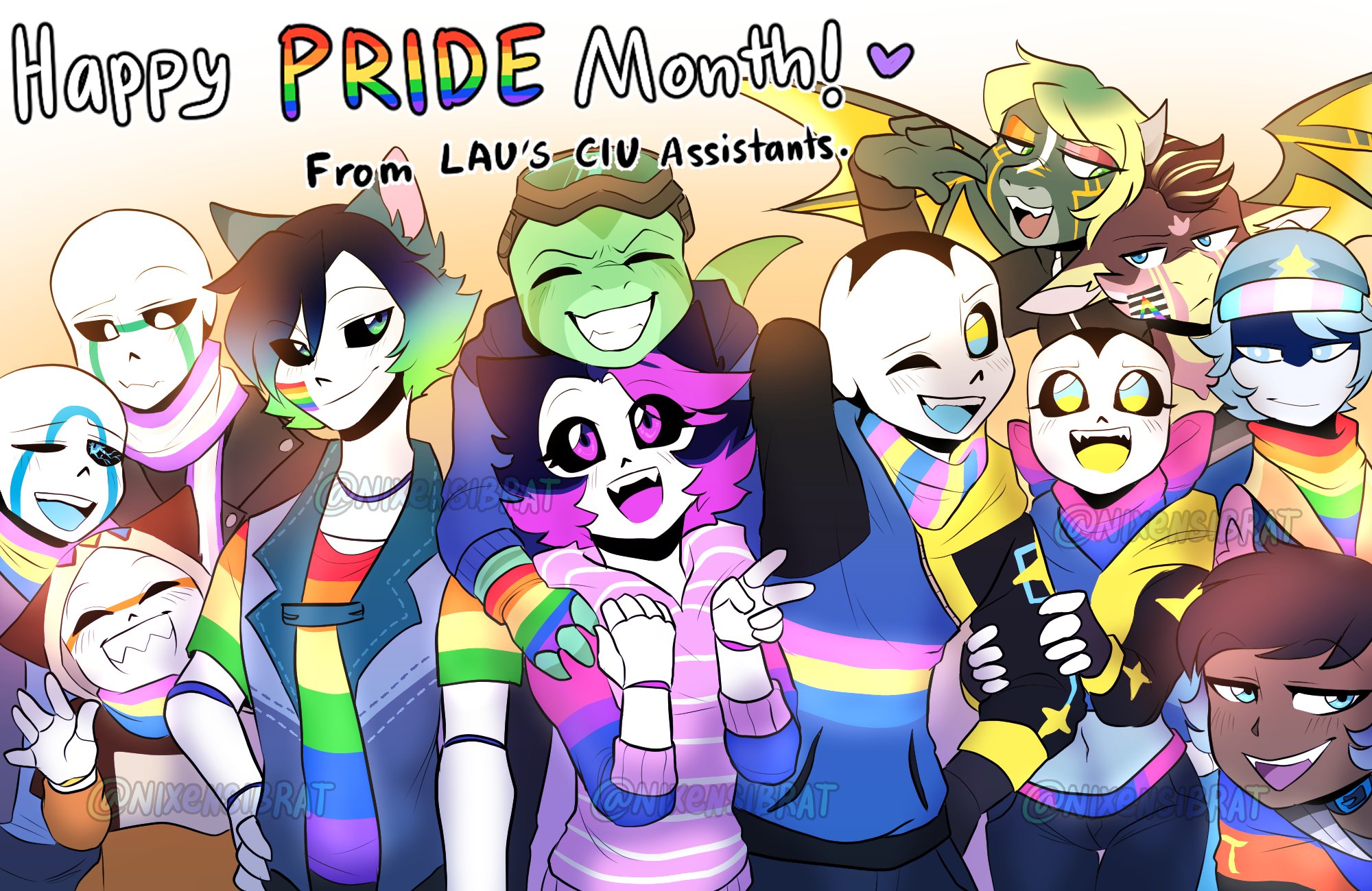 undertale ask blog! — happy pride month! list of sexualities and genders