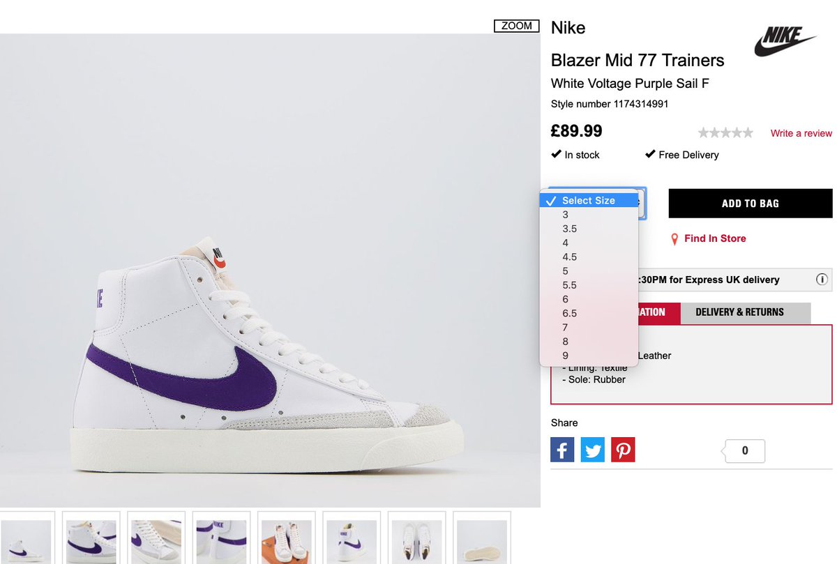 nike blazer mid 77 offspring