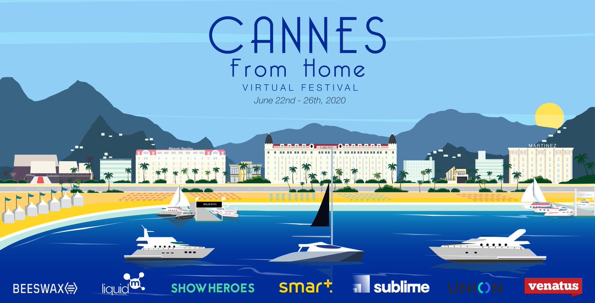 showheroesgroup's tweet image. ShowHeroes is happy to announce that we have teamed up w/ some of the top players from digital advertising @Smart, @Beeswax @LiquidM @SUBLIME @Venatus &amp;amp; Union to bring “Cannes from Home”-A purely insightful online conversation on the digital media industry bit.ly/3eNJM89
