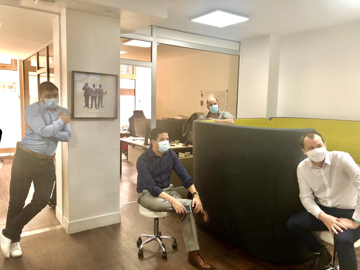sidexpert's tweet photo. Réunion Technique dans le monde d’après. Un savant mélange de télétravail et d’application des gestes barrières. #LaventureSID #continuitédeservice https://t.co/sUcss6cLG3