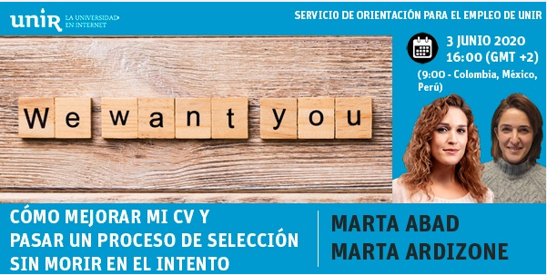 ETS_Talent's tweet photo. ¿Quieres saber las claves para elaborar un buen #CV y tener un perfil de #LinkedIn más atractivo? No te pierdas el webinar que darán hoy nuestras compañeras #MartaAbad y @Marta_Ardizone Inscríbete: https://t.co/nDSoY9RHUf #CVyLinkedin10 https://t.co/qbL2Q9CydM