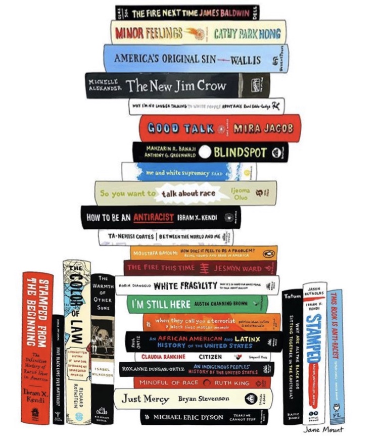 Lots of libraries are now online due to Covid-19 with ++resources on systemic racism. If you can afford to, donate the cost of a book to #BlackLivesMatter. Or watch this for free; ad revenue goes to orgs fighting the good fight youtu.be/bCgLa25fDHM. Non-fiction recs <a href="/janemount/">Jane Mount</a>