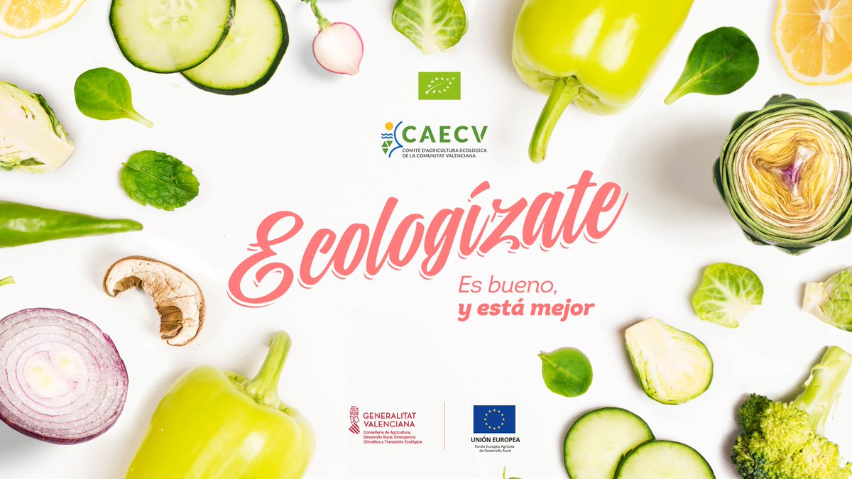 caecv's tweet photo. #Ecologízate. Nueva campaña, para la promoción del consumo ecológico, del Comité de Agricultura Ecológica de la Comunitat Valenciana.
Más info: https://t.co/9kHx32mKdn https://t.co/VwhfrXipJX