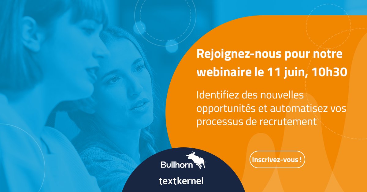 TextkernelFR's tweet image. Vous souhaitez identifier de nouvelles opportunités et automatiser vos processus de recrutement en cette période de crise économique? Alors ne manquez pas notre webinaire le 11 juin à 10h30 avec Alexandre Carrey et Matthieu Viotti : bit.ly/3cM985F