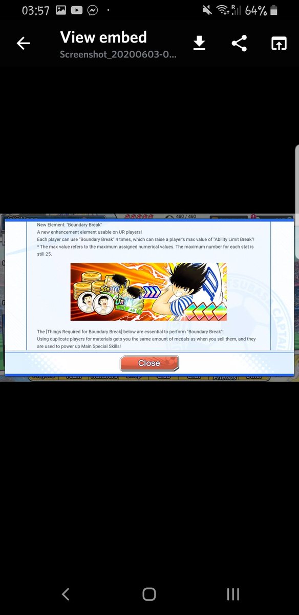 JayTeamNews's tweet photo. #CaptainTsubasaDreamTeam
Attention à vous. Ne claquez pas tout vos doublons sur le mixeur. Il semblerait qu'une nouvelle fonctionnalité arrive et donnerait un second souffle à ces doublons https://t.co/eNsYjarswZ