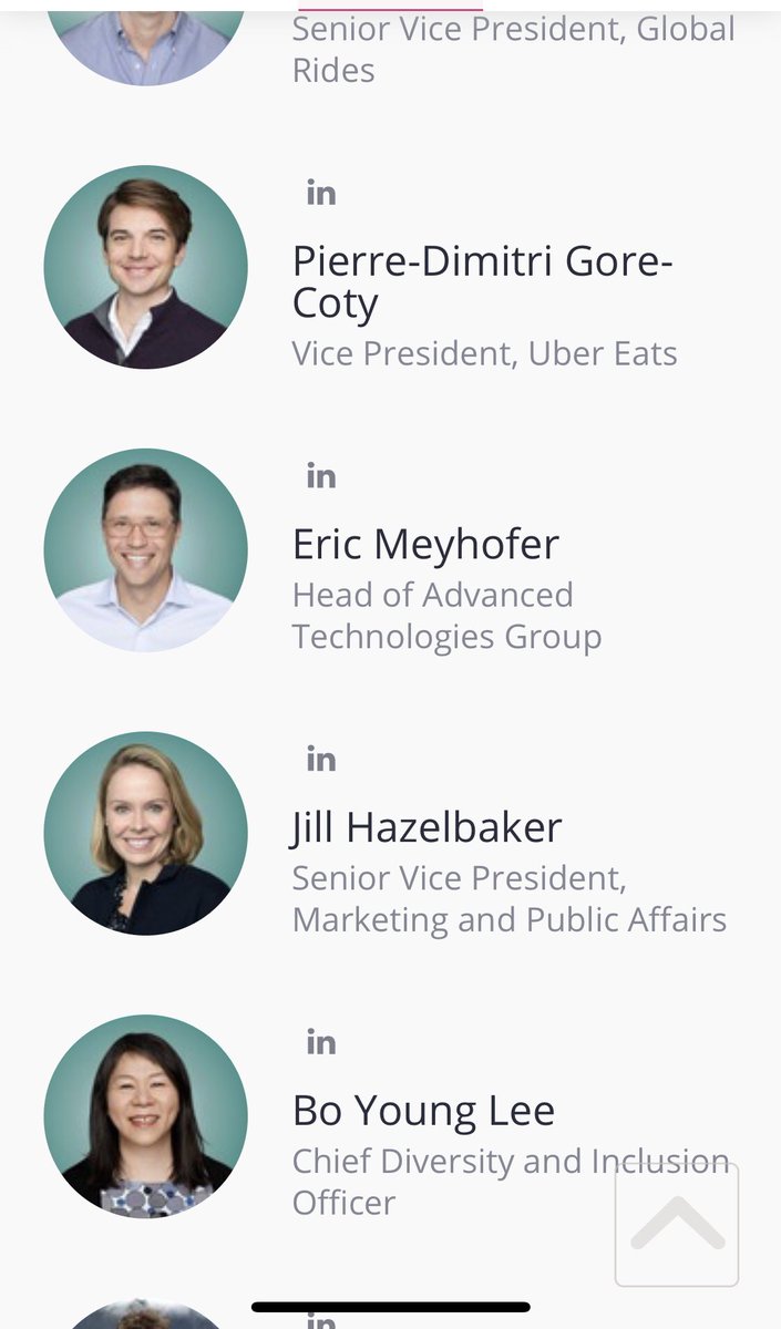  Uber:  https://craft.co/uber/executives 