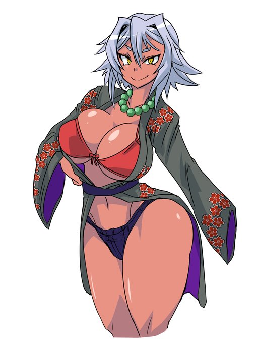 変身前のコスチュームを奇抜にすると変身前後の落差が薄くなるのであまりよろしくないなと描き終えてから気づくわけで… 