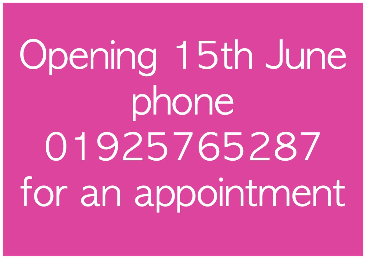 Hi everyone, we'll be re-opening on Monday 15th June 2020. Appointments only, please phone - 01925765287 during shop hours. Happy Wednesday everyone #kidsshoes #childrensshoes #kidsshoeshops