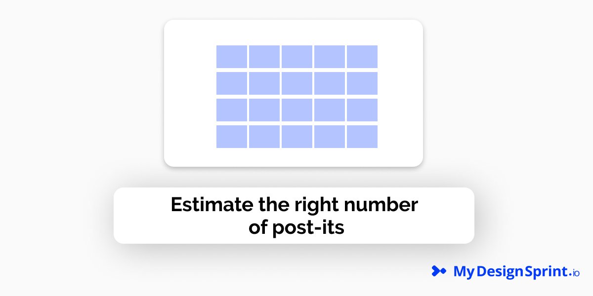 Here an advice to pimp your virtual design sprint whiteboard !!
#5 : Estimate the right number of post-its
More detail here : buff.ly/2TxHAcw
#designthinking #designsprint #innovation #remote #virtualwhiteboard #gvds #vdscollective #mural #miro #klaxxoon