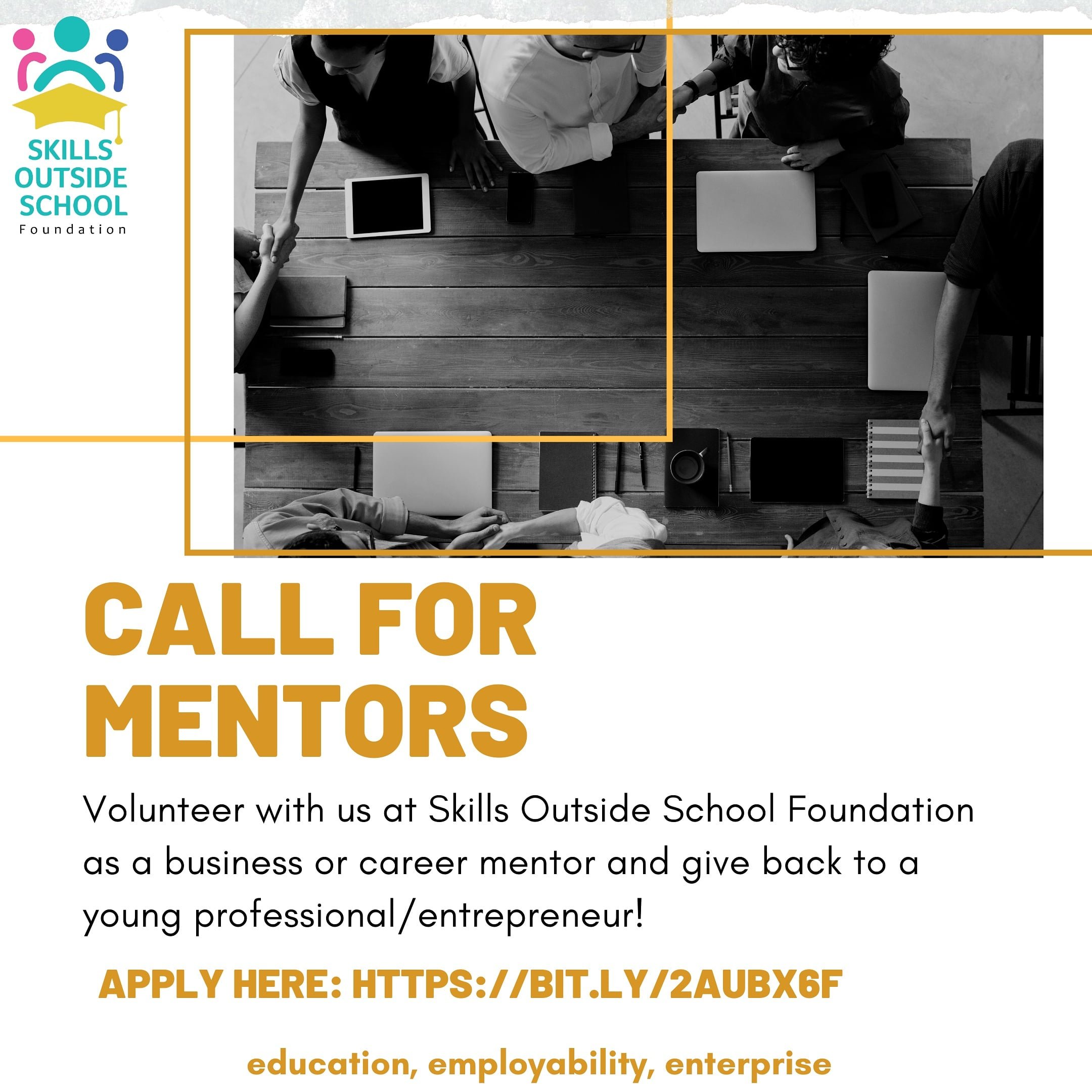 Skills Outside School Foundation on Twitter: "We another opportunity for you give back! Last month, put out a general call for volunteers and received over 1000 applications within a