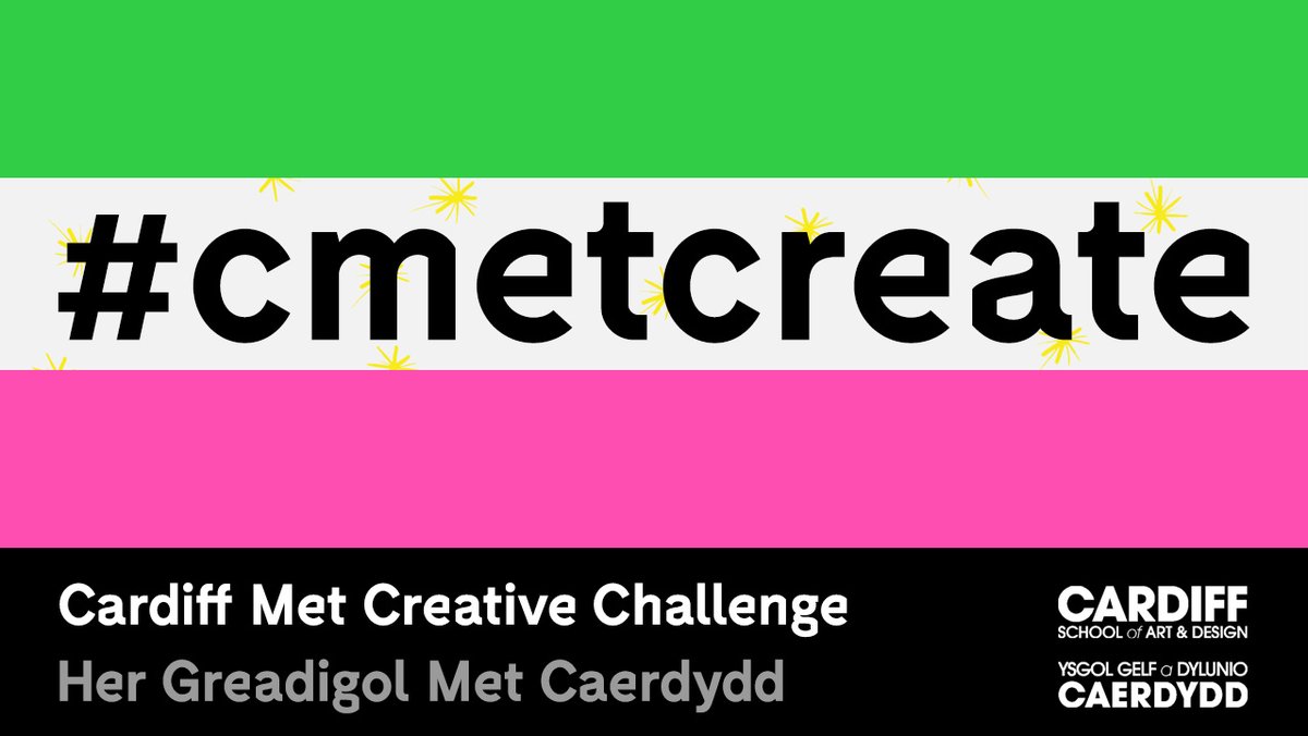 Looking for a way to stay creative during lockdown, improve your art and design skills or even begin building a portfolio? The <a href="/cardiffmetCSAD/">Cardiff School of Art & Design</a> #cmetcreate website is full of projects suitable for all ages and skill levels: csad.online/cmetcreate/